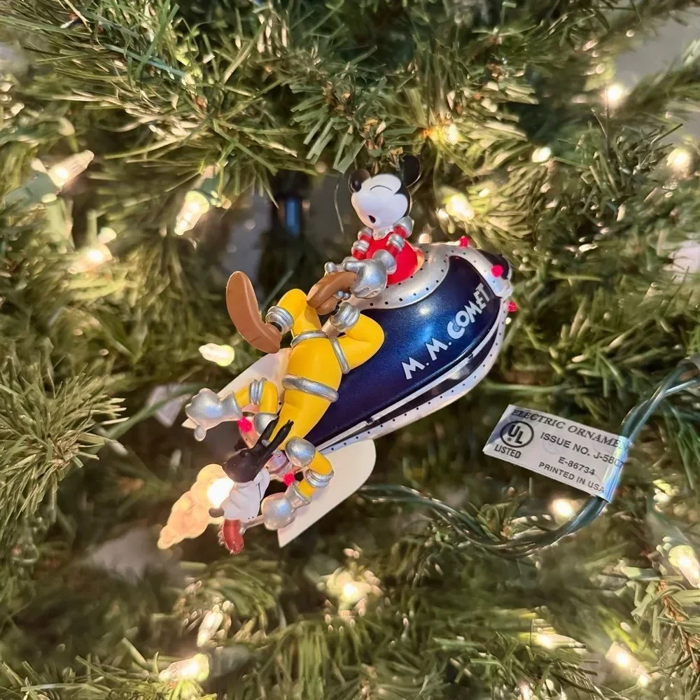 1998 Hallmark Mickey’s Comet Mickey & Co Disney Christmas Keepsake Ornament